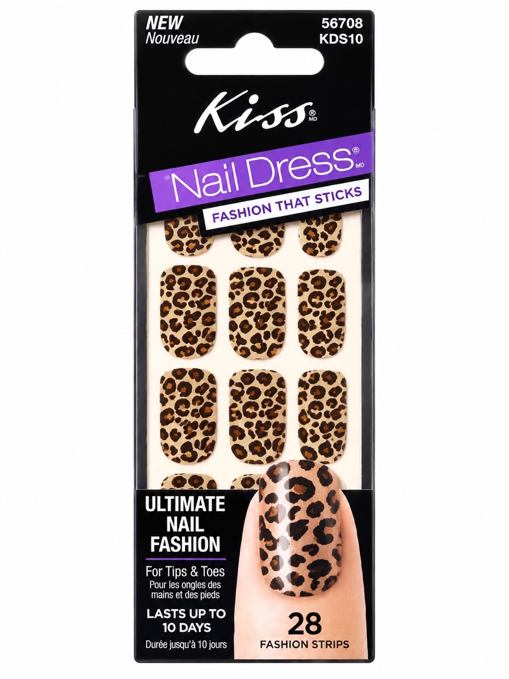 Kiss Animal Print Nail Stickers